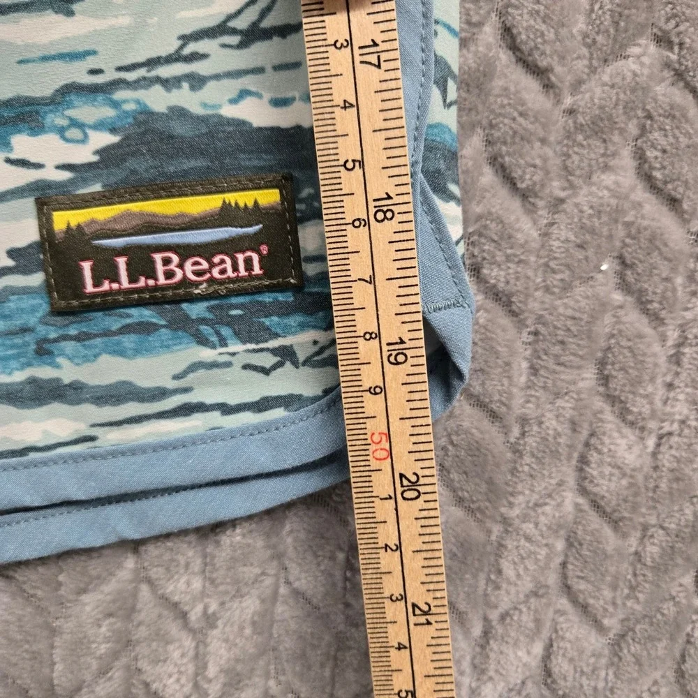 L.L.Bean All Adventure Swim‎ Hybrid Shorts Mens XXL 2XL Azur Ascent Print NEW